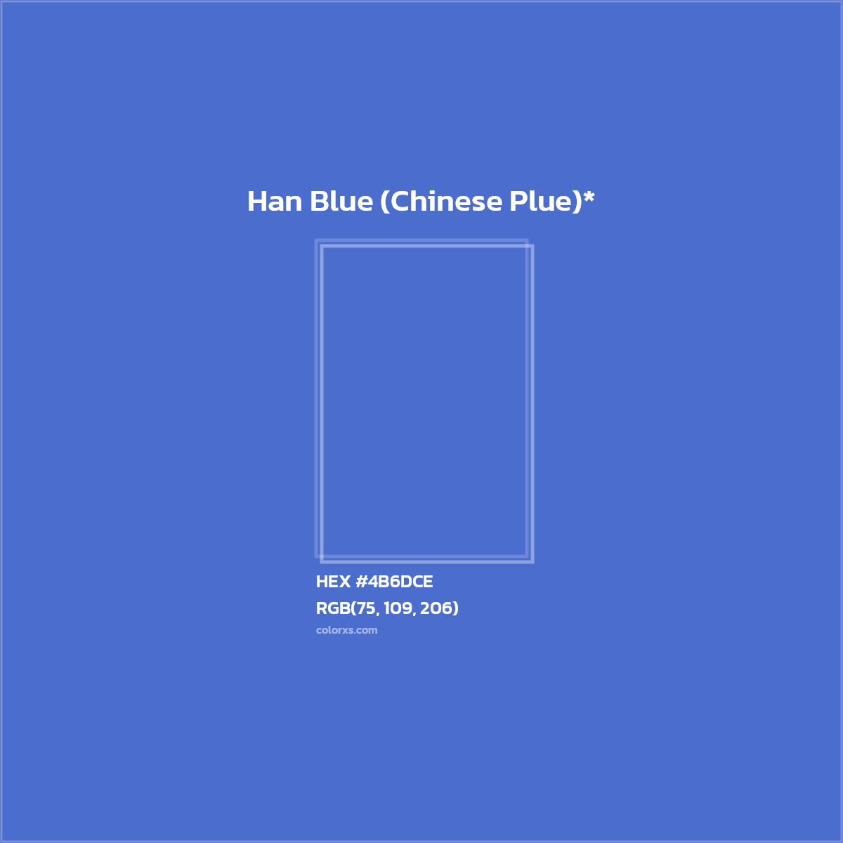 HEX #4B6DCE Color Name, Color Code, Palettes, Similar Paints, Images