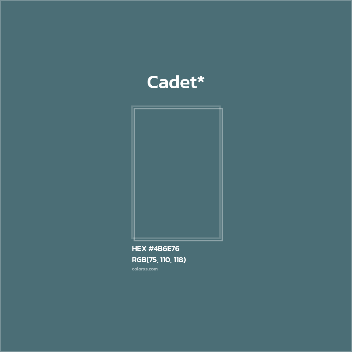 HEX #4B6E76 Color Name, Color Code, Palettes, Similar Paints, Images