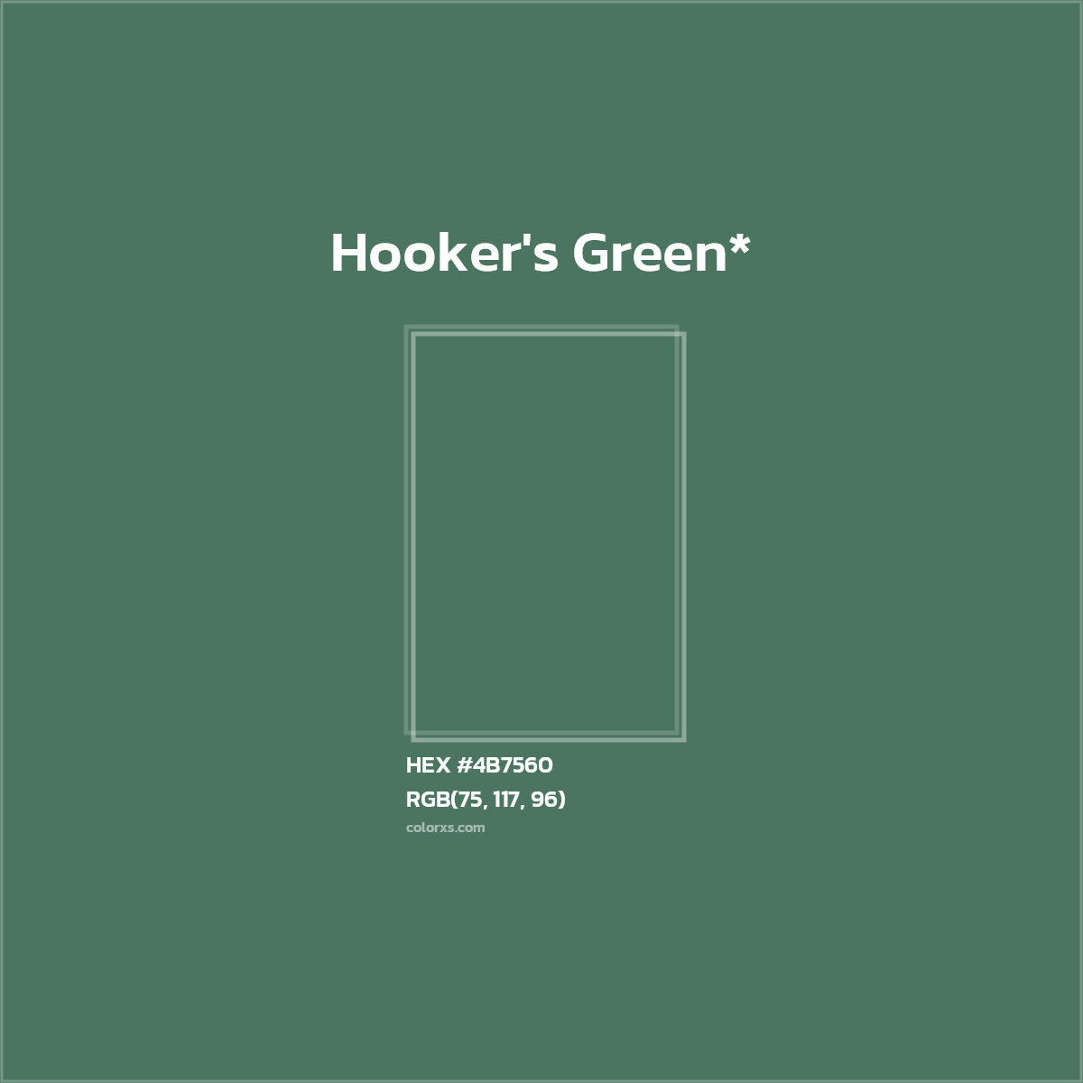 HEX #4B7560 Color Name, Color Code, Palettes, Similar Paints, Images
