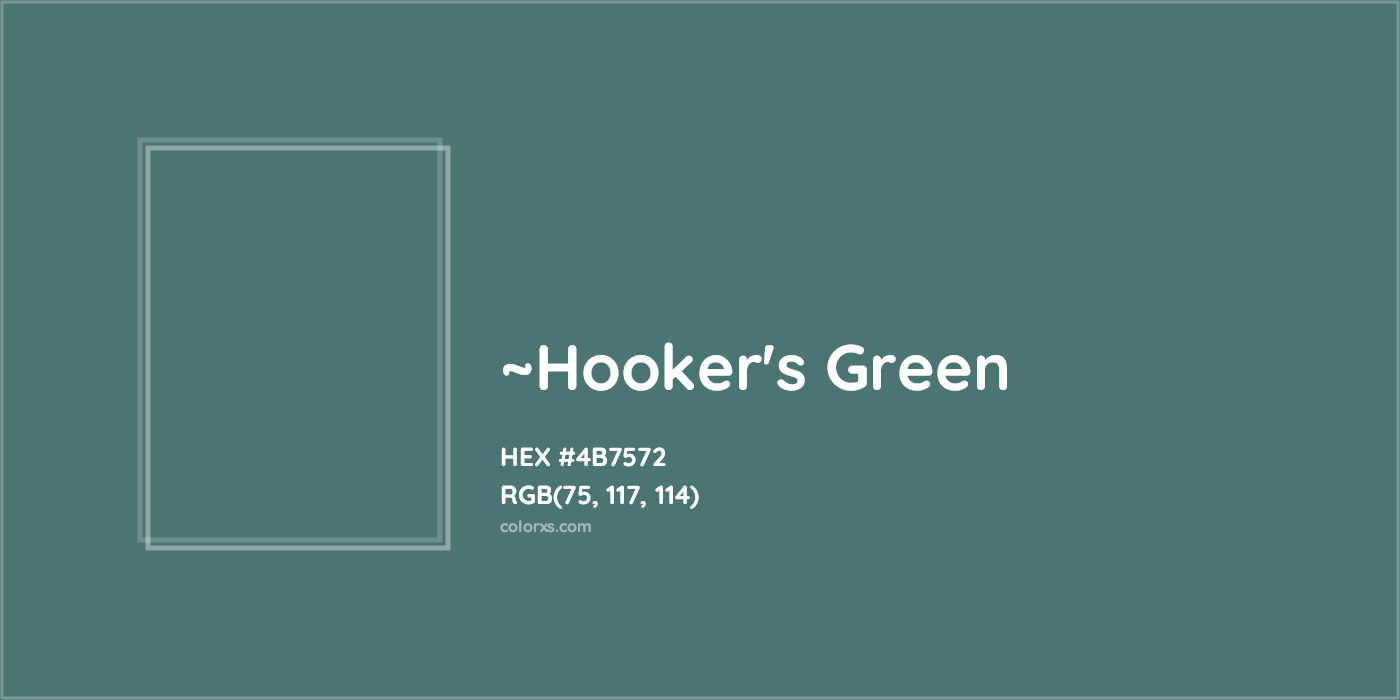 HEX #4B7572 Color Name, Color Code, Palettes, Similar Paints, Images