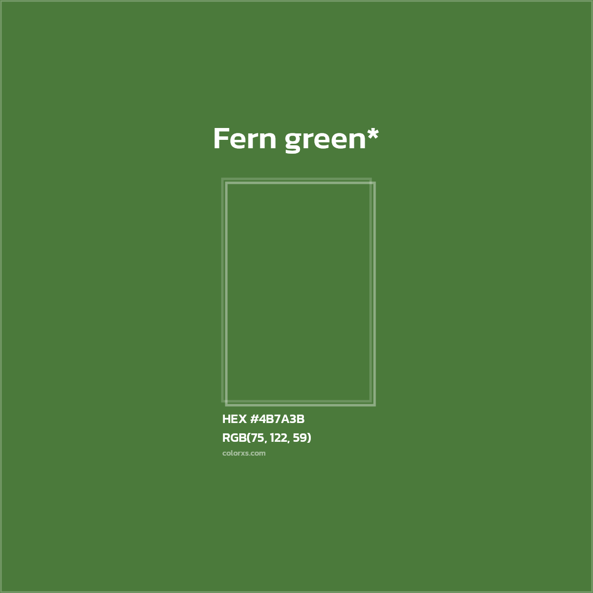 HEX #4B7A3B Color Name, Color Code, Palettes, Similar Paints, Images