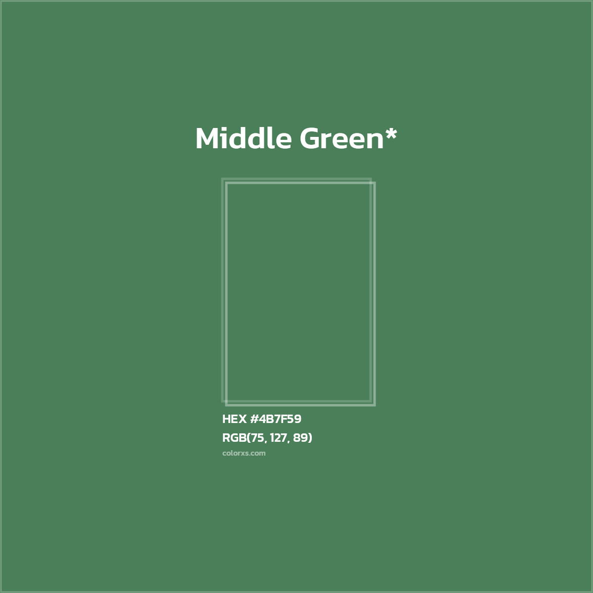 HEX #4B7F59 Color Name, Color Code, Palettes, Similar Paints, Images