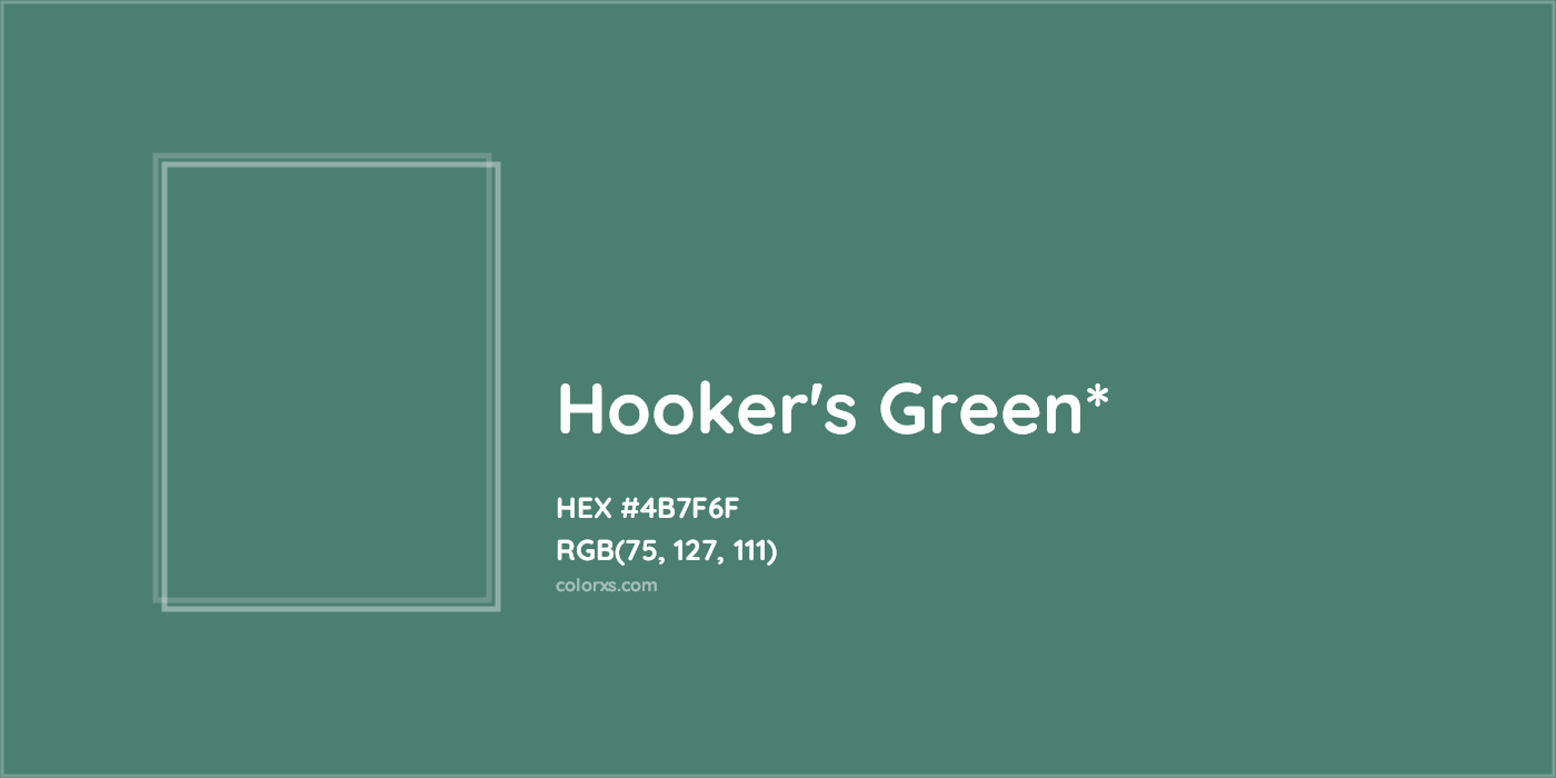 HEX #4B7F6F Color Name, Color Code, Palettes, Similar Paints, Images