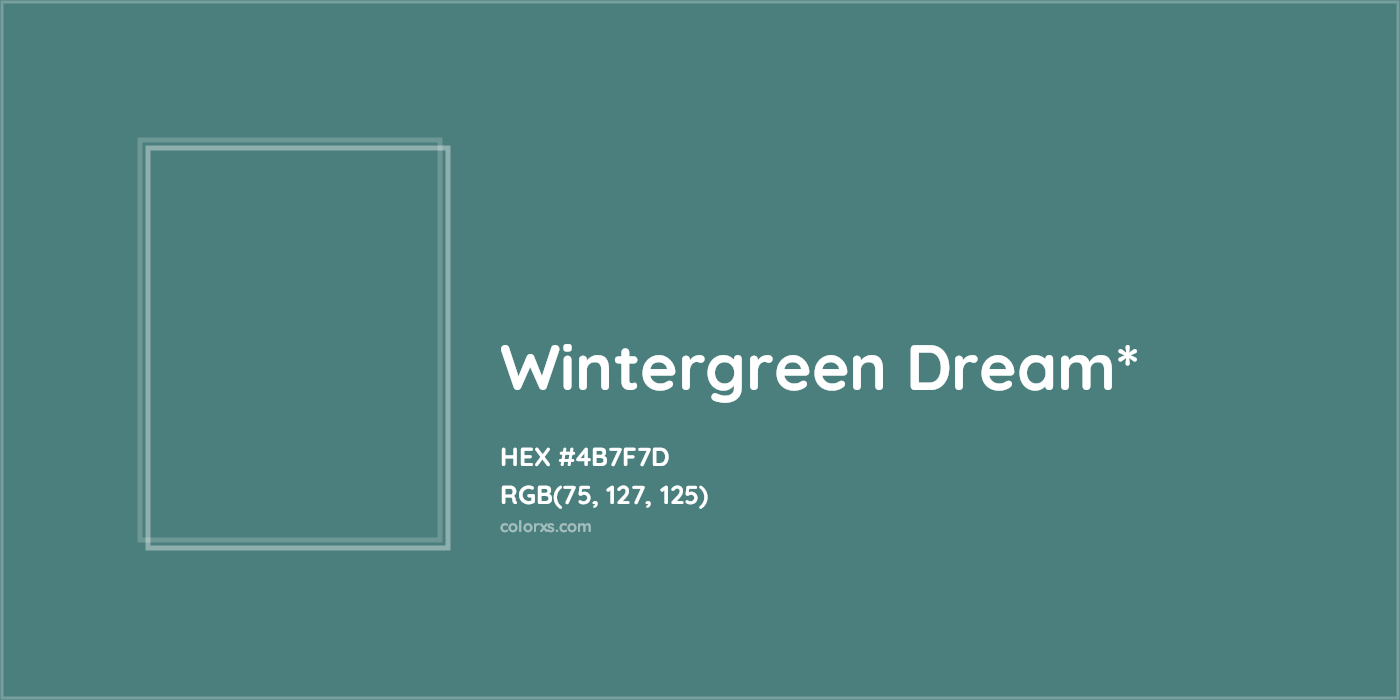 HEX #4B7F7D Color Name, Color Code, Palettes, Similar Paints, Images