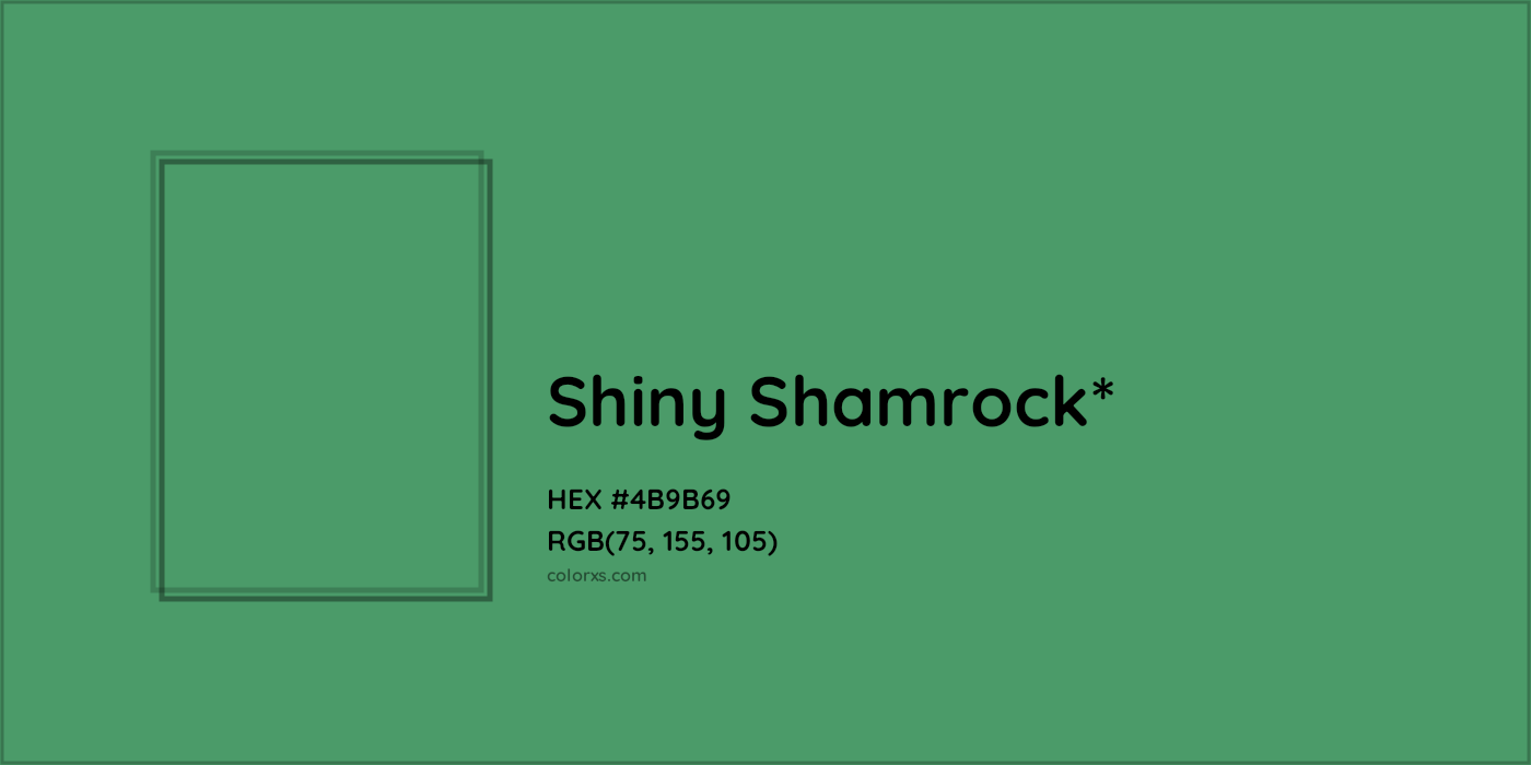 HEX #4B9B69 Color Name, Color Code, Palettes, Similar Paints, Images