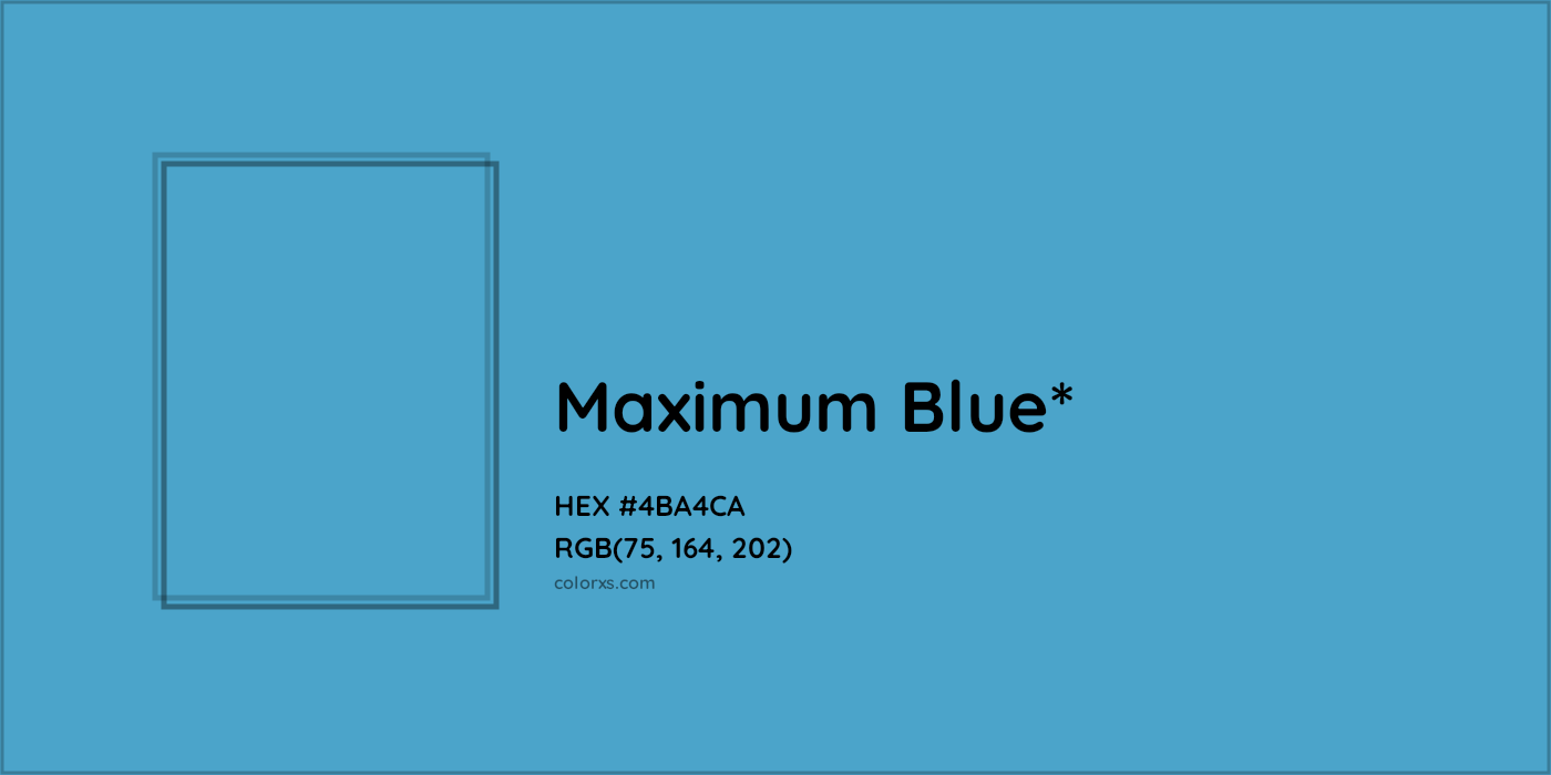 HEX #4BA4CA Color Name, Color Code, Palettes, Similar Paints, Images