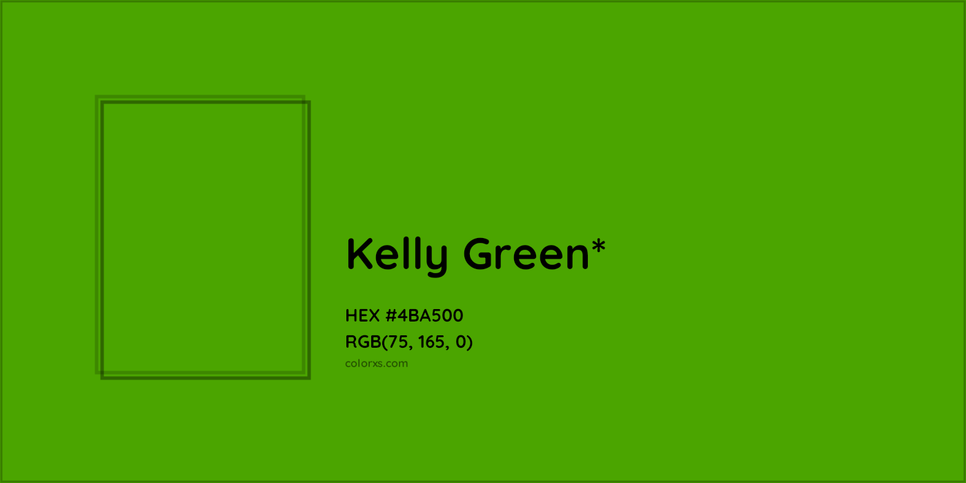 HEX #4BA500 Color Name, Color Code, Palettes, Similar Paints, Images