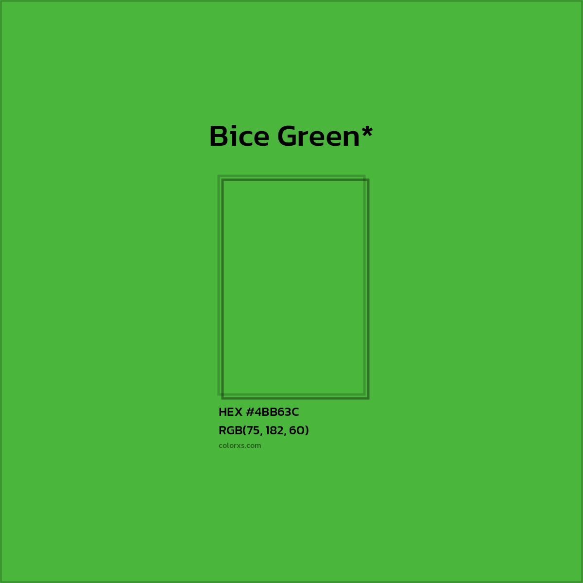 HEX #4BB63C Color Name, Color Code, Palettes, Similar Paints, Images