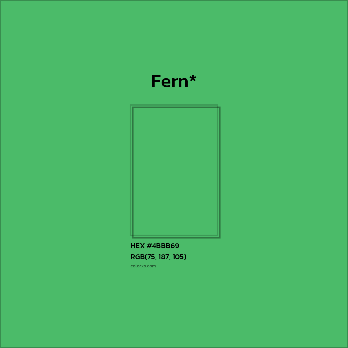 HEX #4BBB69 Color Name, Color Code, Palettes, Similar Paints, Images
