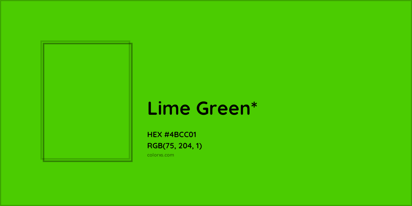 HEX #4BCC01 Color Name, Color Code, Palettes, Similar Paints, Images