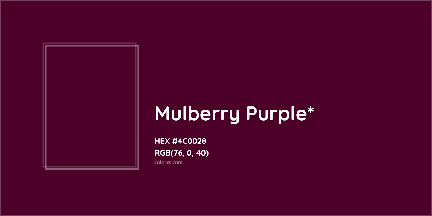HEX #4C0028 Color Name, Color Code, Palettes, Similar Paints, Images