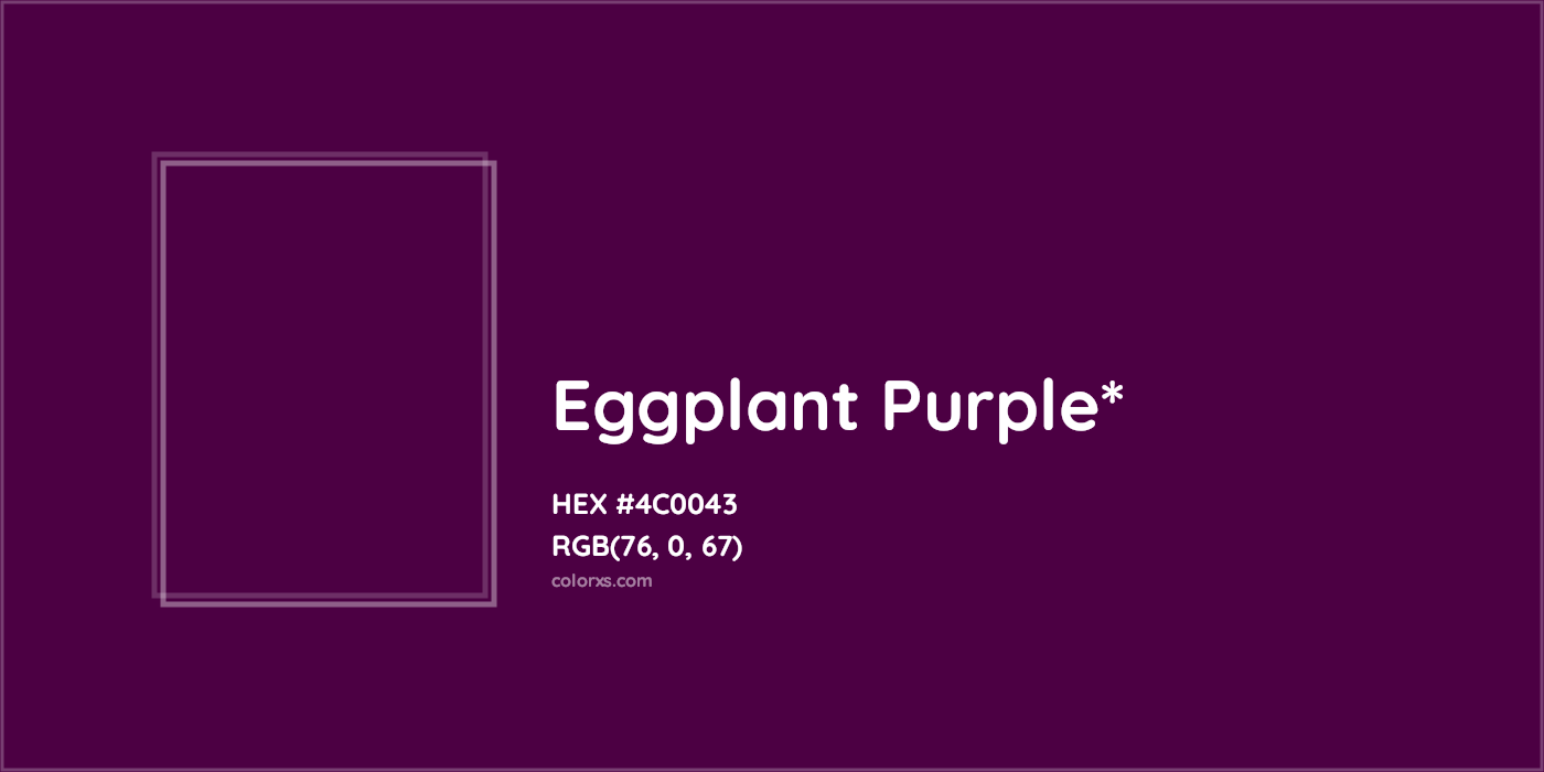 HEX #4C0043 Color Name, Color Code, Palettes, Similar Paints, Images