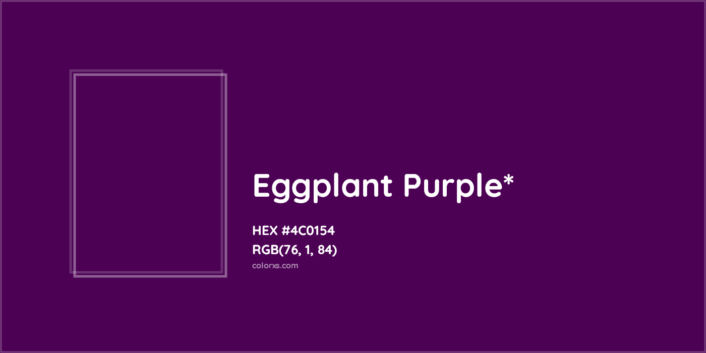 HEX #4C0154 Color Name, Color Code, Palettes, Similar Paints, Images