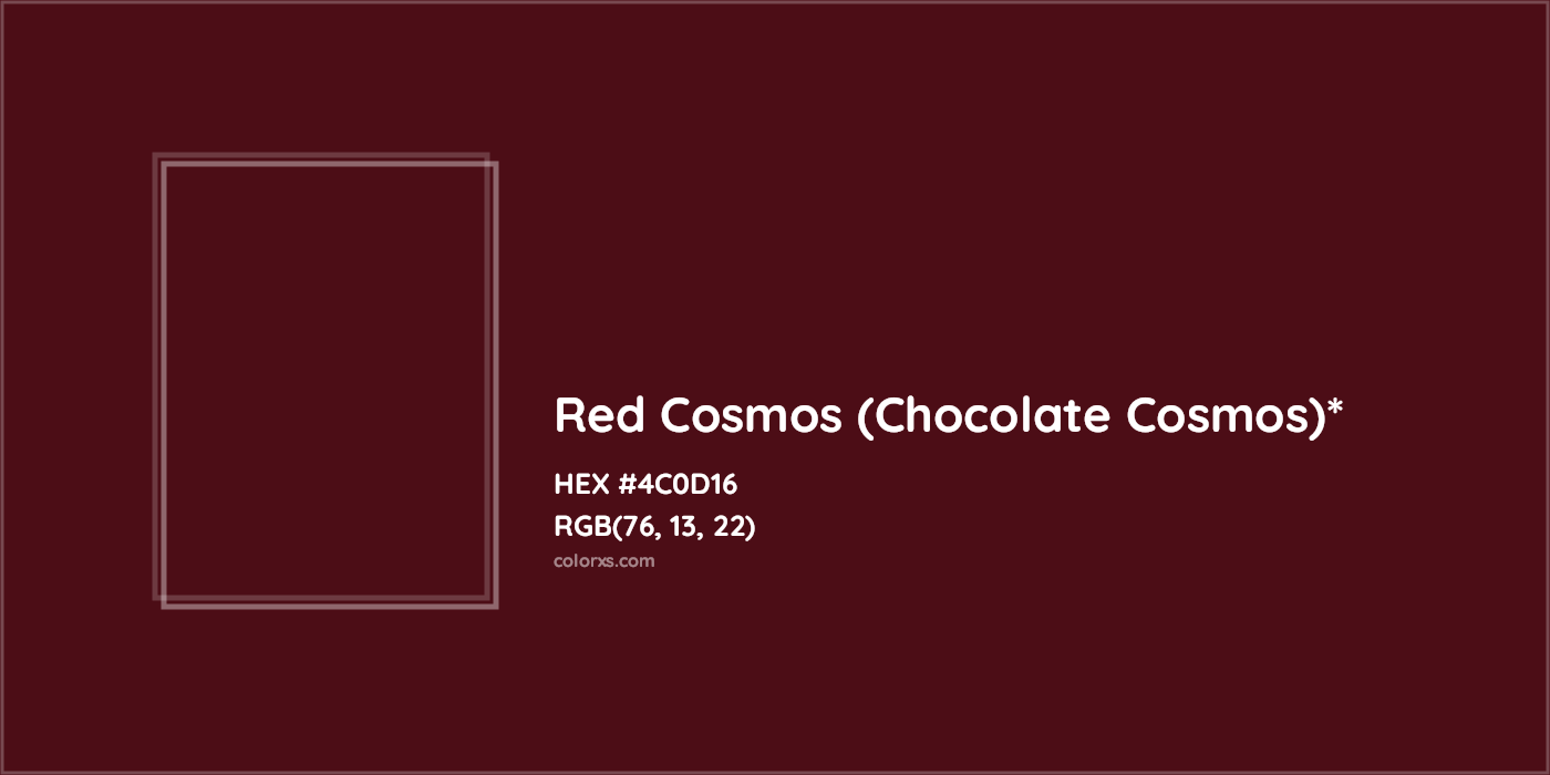 HEX #4C0D16 Color Name, Color Code, Palettes, Similar Paints, Images