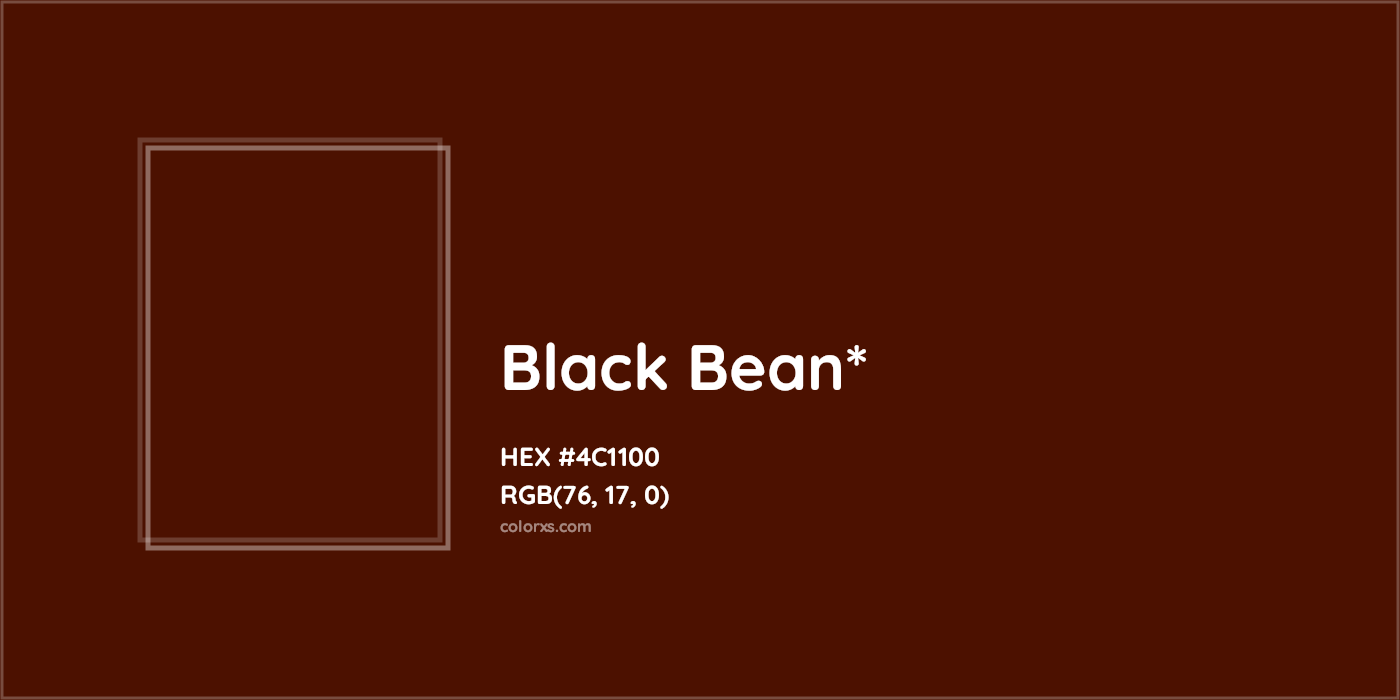 HEX #4C1100 Color Name, Color Code, Palettes, Similar Paints, Images