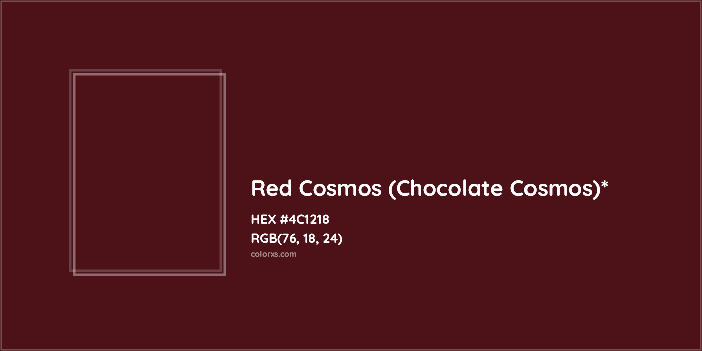 HEX #4C1218 Color Name, Color Code, Palettes, Similar Paints, Images