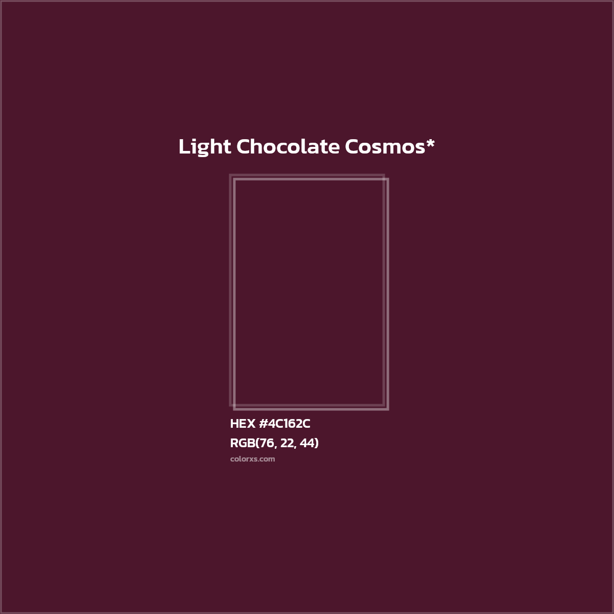 HEX #4C162C Color Name, Color Code, Palettes, Similar Paints, Images