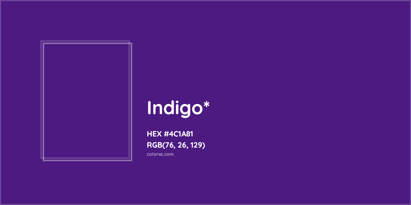 HEX #4C1A81 Color Name, Color Code, Palettes, Similar Paints, Images