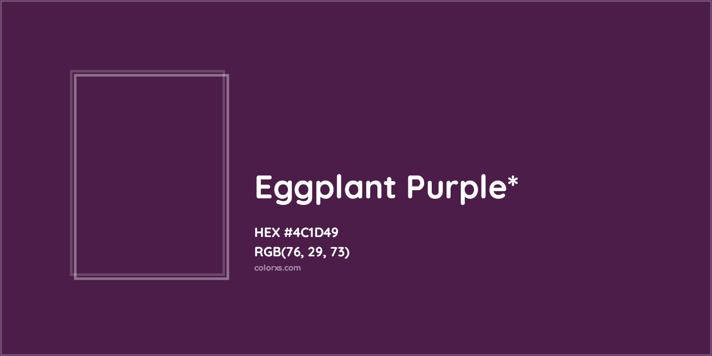 HEX #4C1D49 Color Name, Color Code, Palettes, Similar Paints, Images