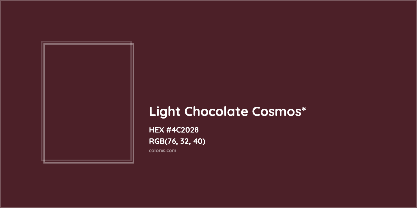 HEX #4C2028 Color Name, Color Code, Palettes, Similar Paints, Images