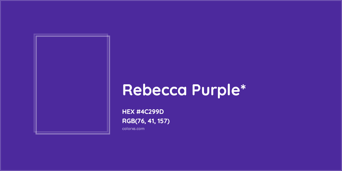 HEX #4C299D Color Name, Color Code, Palettes, Similar Paints, Images
