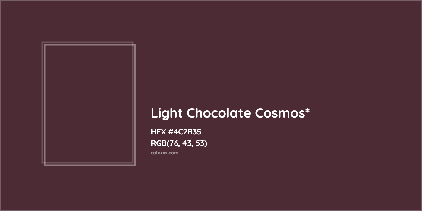 HEX #4C2B35 Color Name, Color Code, Palettes, Similar Paints, Images