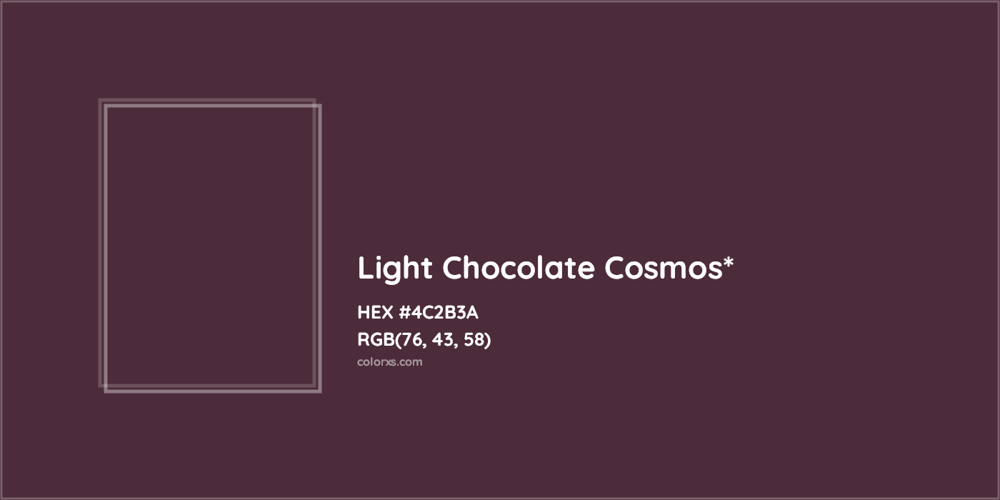 HEX #4C2B3A Color Name, Color Code, Palettes, Similar Paints, Images