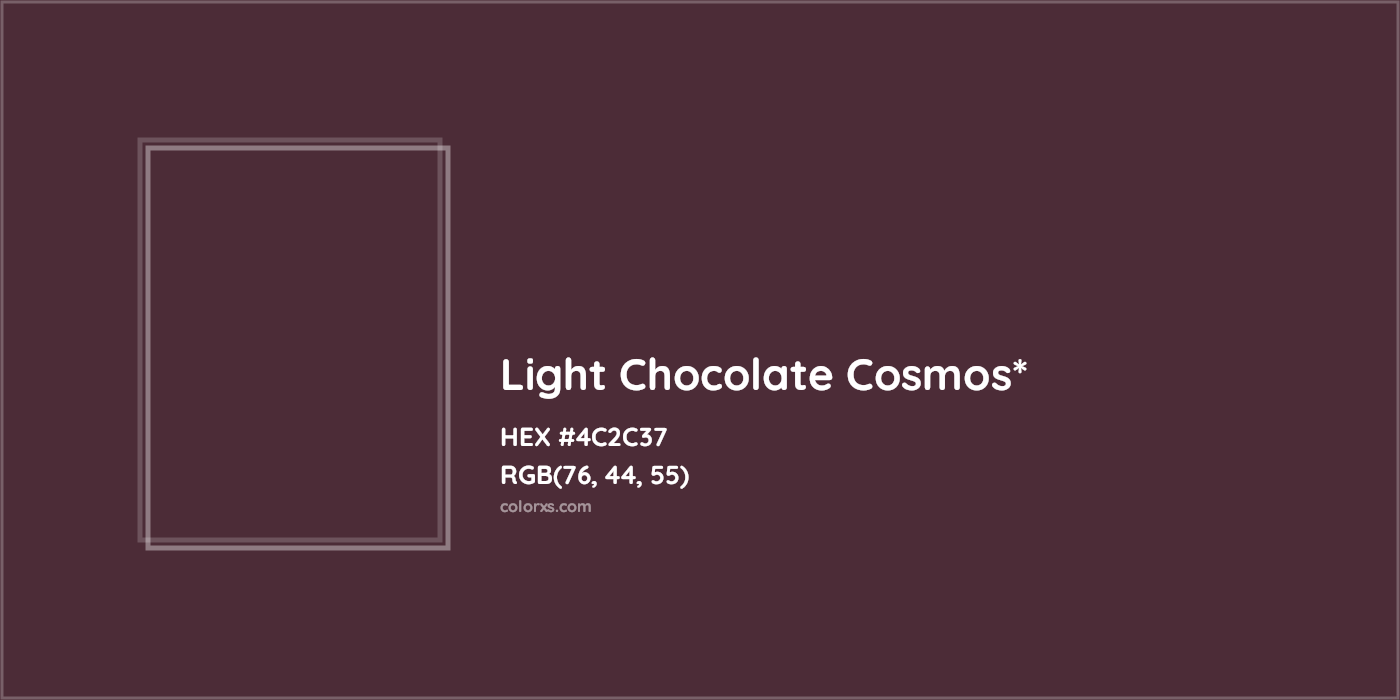 HEX #4C2C37 Color Name, Color Code, Palettes, Similar Paints, Images