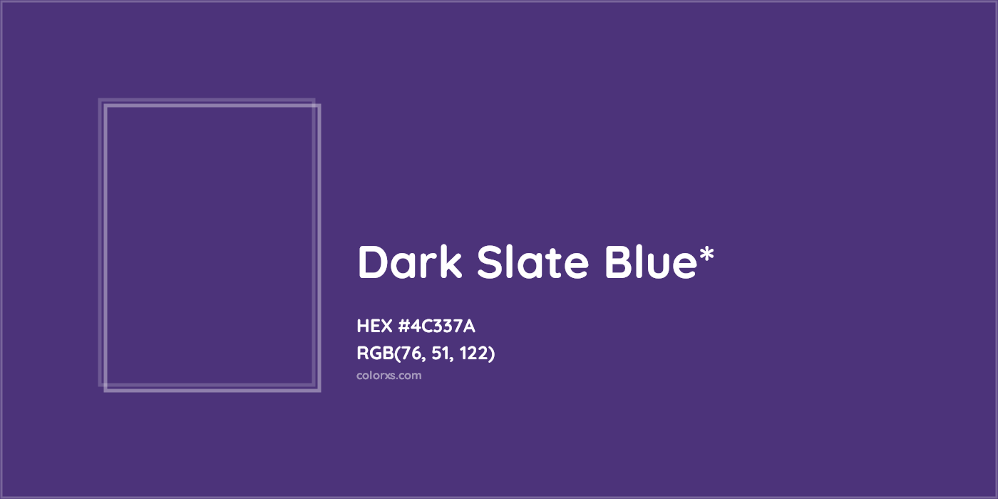 HEX #4C337A Color Name, Color Code, Palettes, Similar Paints, Images