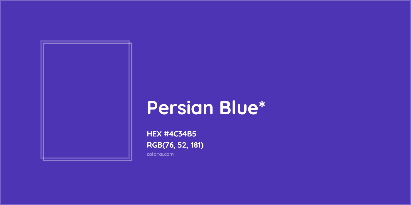 HEX #4C34B5 Color Name, Color Code, Palettes, Similar Paints, Images