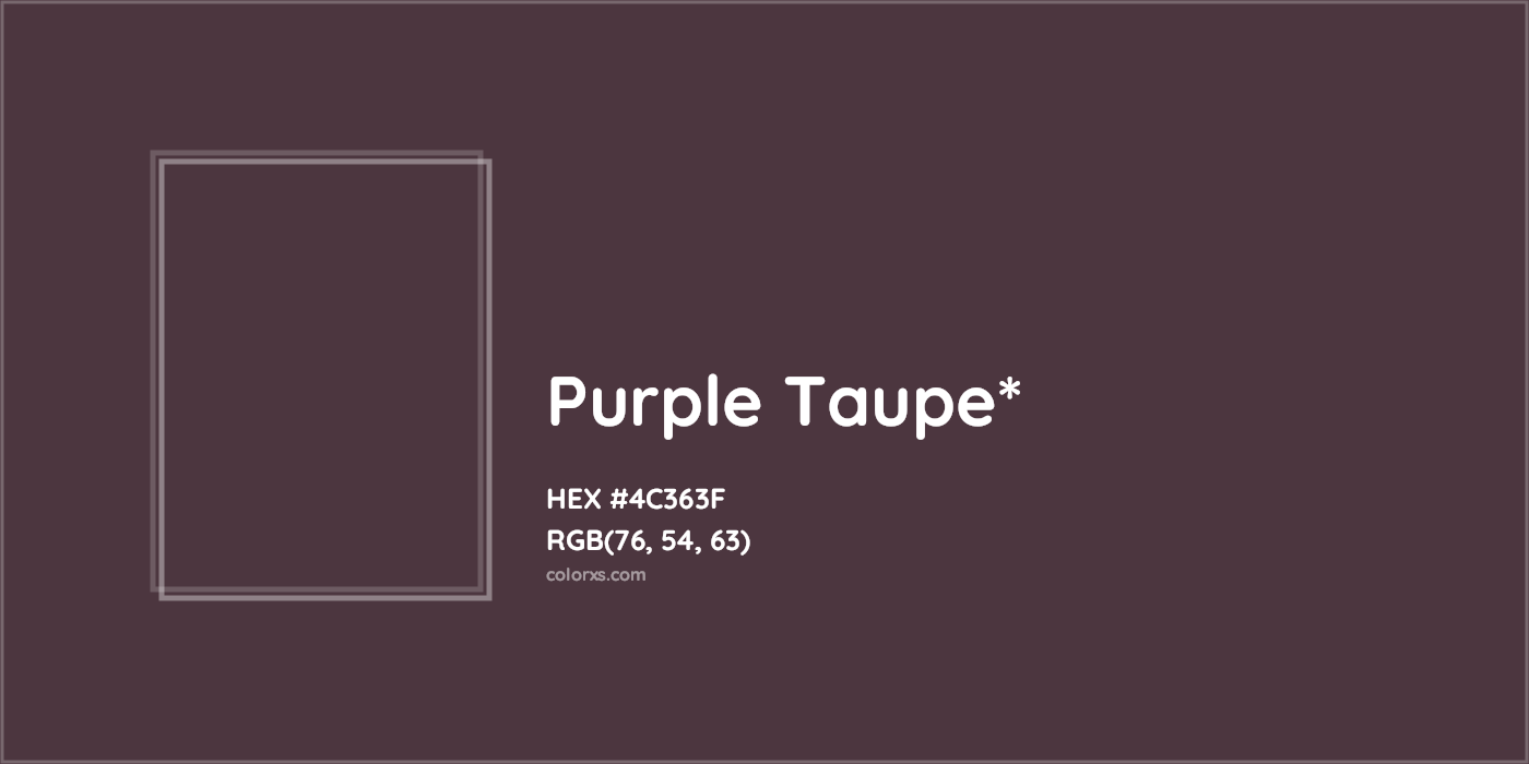 HEX #4C363F Color Name, Color Code, Palettes, Similar Paints, Images
