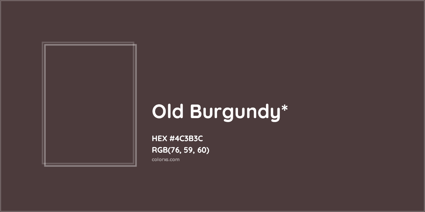 HEX #4C3B3C Color Name, Color Code, Palettes, Similar Paints, Images