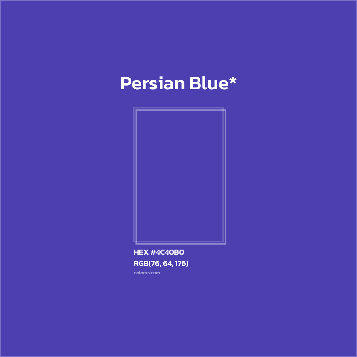 HEX #4C40B0 Color Name, Color Code, Palettes, Similar Paints, Images