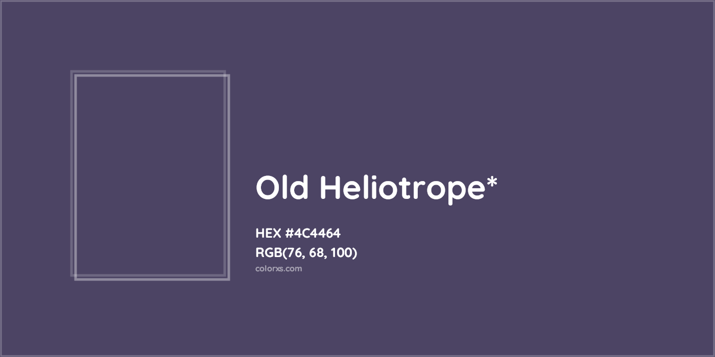 HEX #4C4464 Color Name, Color Code, Palettes, Similar Paints, Images