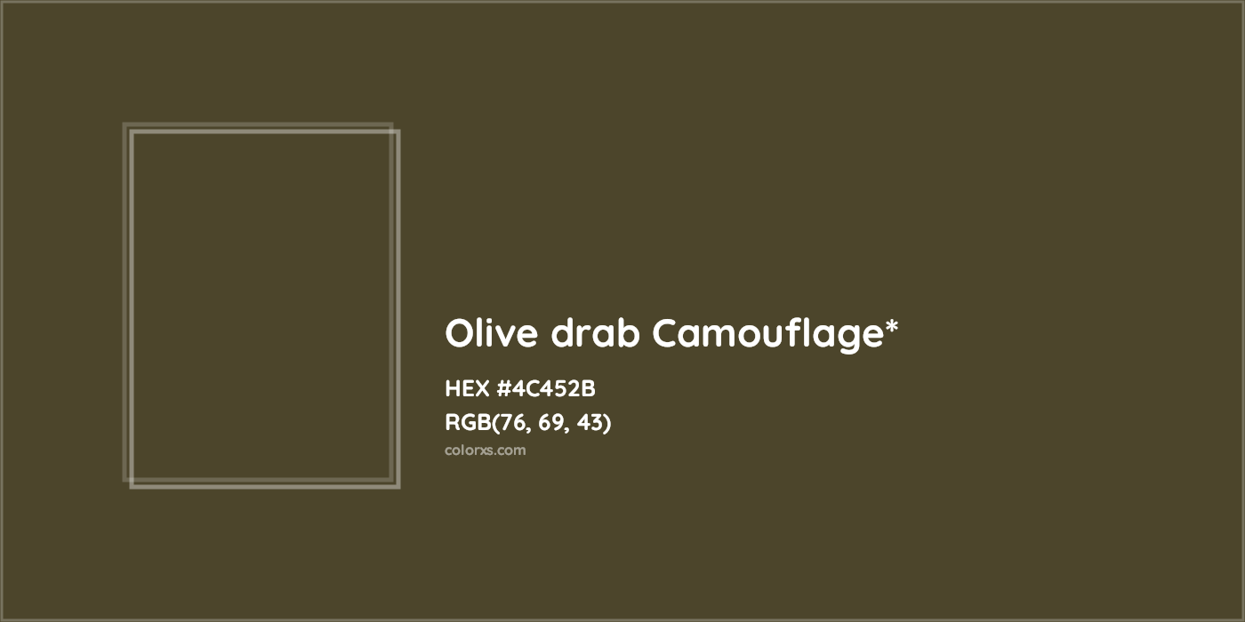 HEX #4C452B Color Name, Color Code, Palettes, Similar Paints, Images