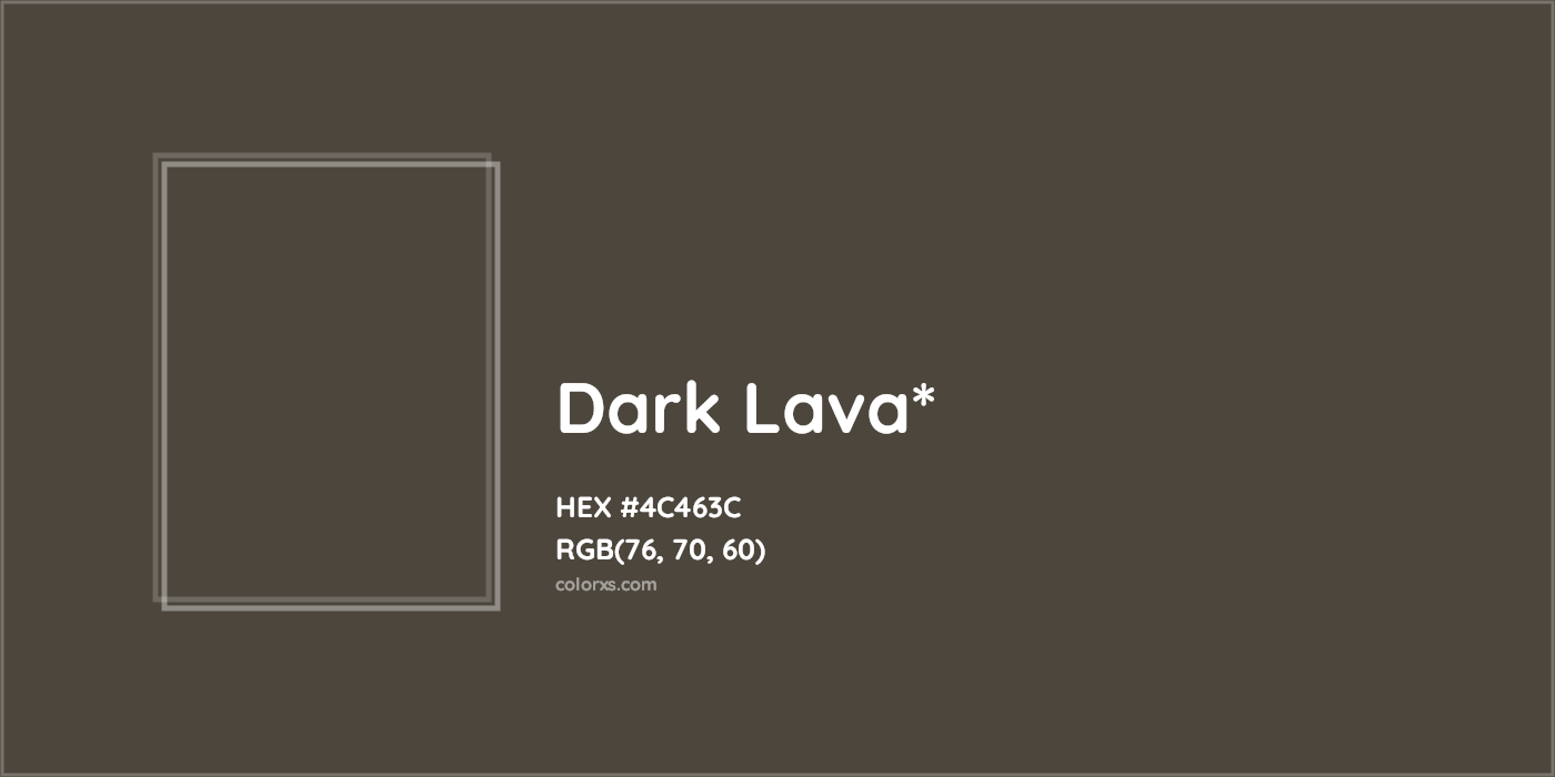 HEX #4C463C Color Name, Color Code, Palettes, Similar Paints, Images