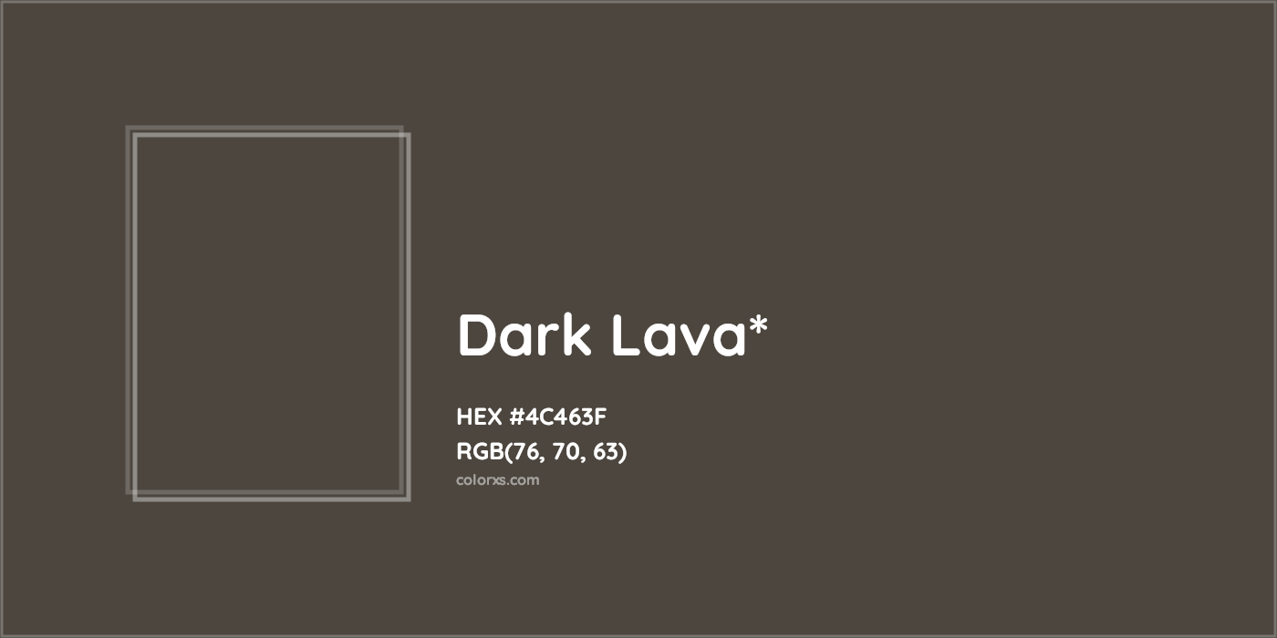 HEX #4C463F Color Name, Color Code, Palettes, Similar Paints, Images