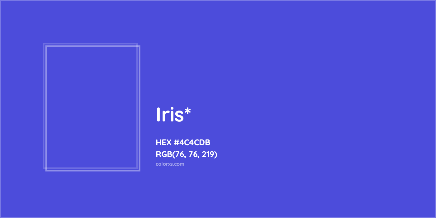 HEX #4C4CDB Color Name, Color Code, Palettes, Similar Paints, Images