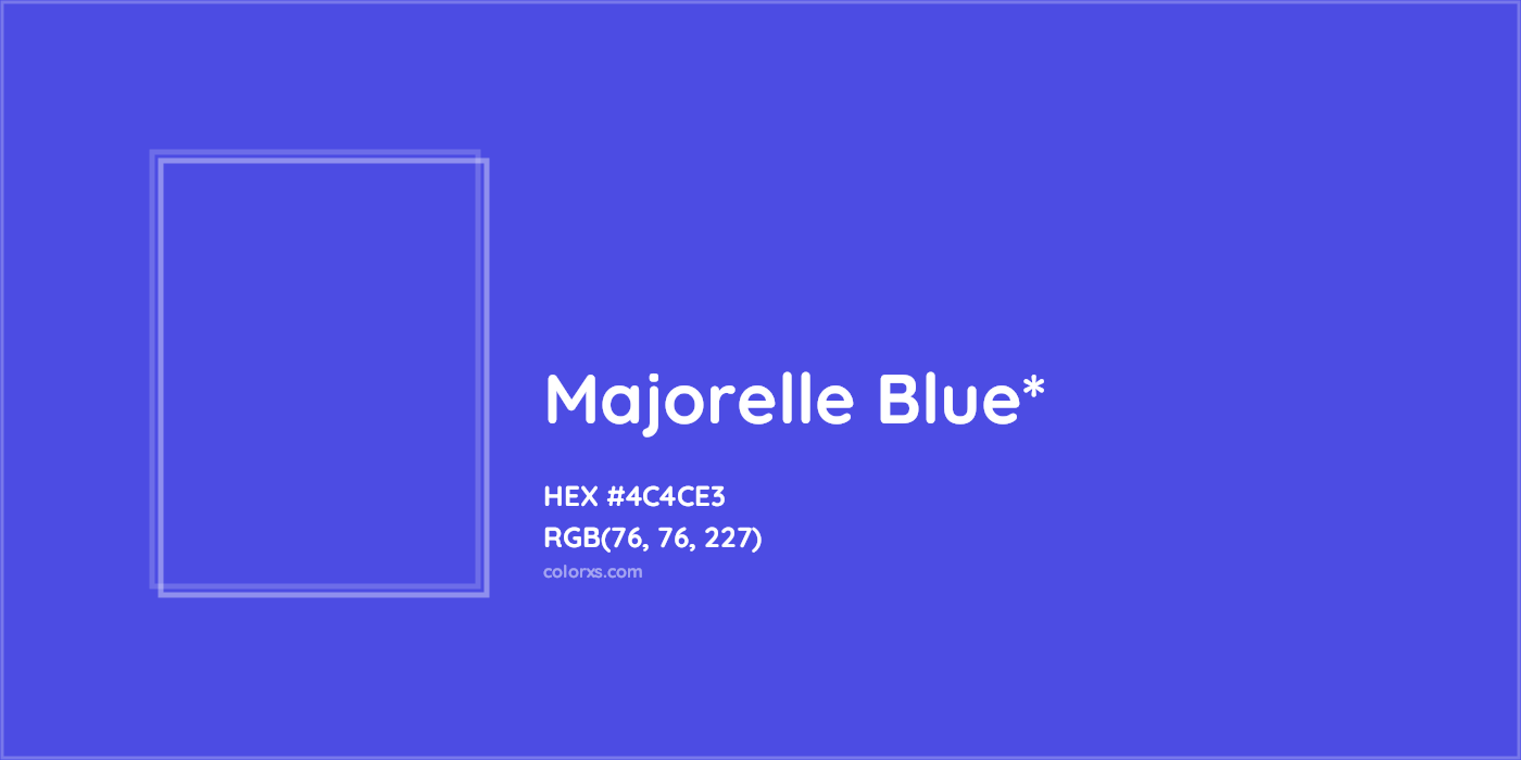 HEX #4C4CE3 Color Name, Color Code, Palettes, Similar Paints, Images