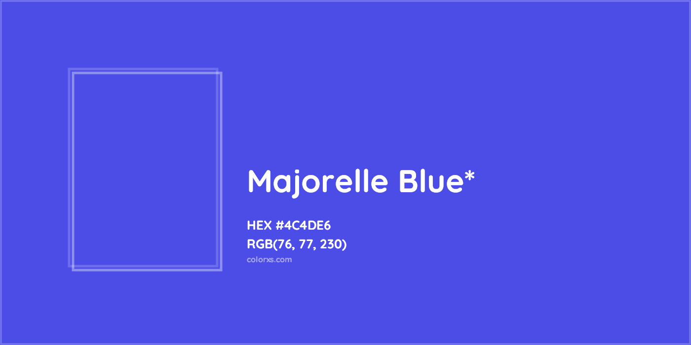HEX #4C4DE6 Color Name, Color Code, Palettes, Similar Paints, Images