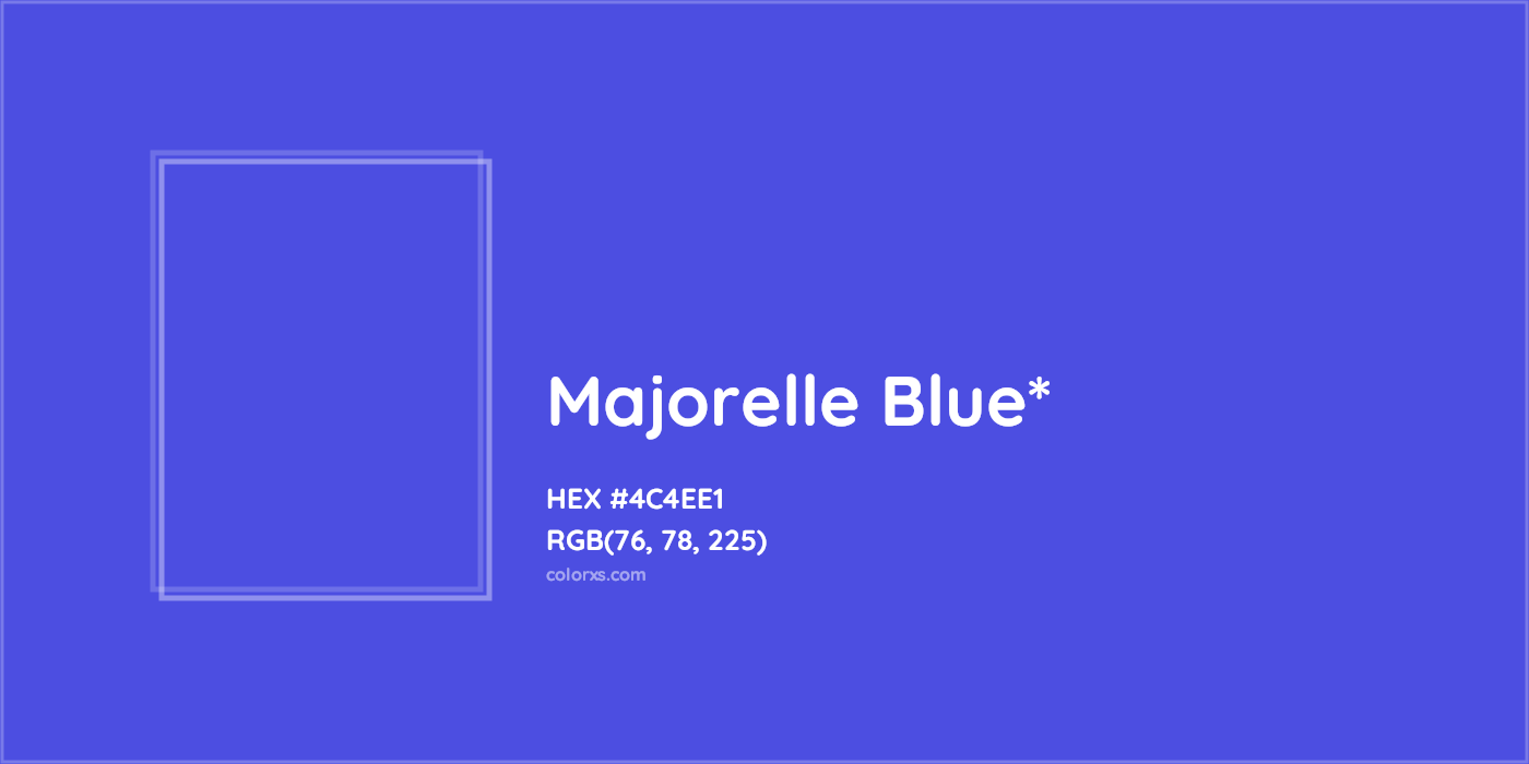 HEX #4C4EE1 Color Name, Color Code, Palettes, Similar Paints, Images