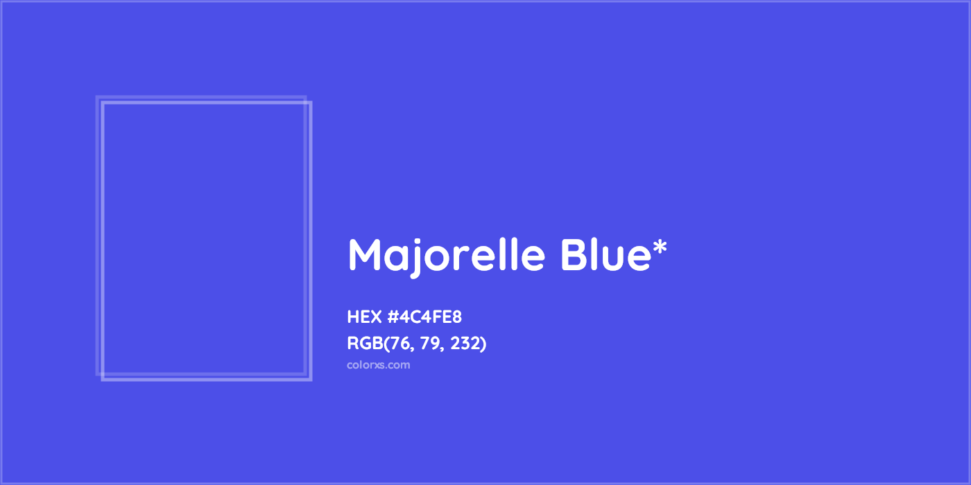 HEX #4C4FE8 Color Name, Color Code, Palettes, Similar Paints, Images