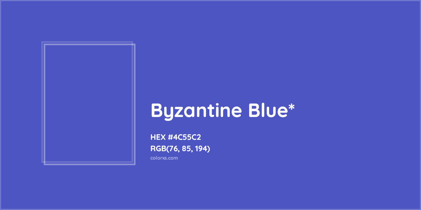 HEX #4C55C2 Color Name, Color Code, Palettes, Similar Paints, Images