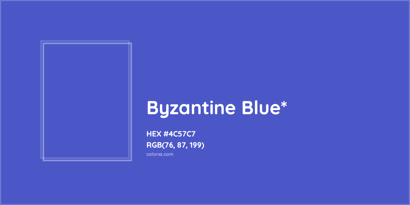 HEX #4C57C7 Color Name, Color Code, Palettes, Similar Paints, Images