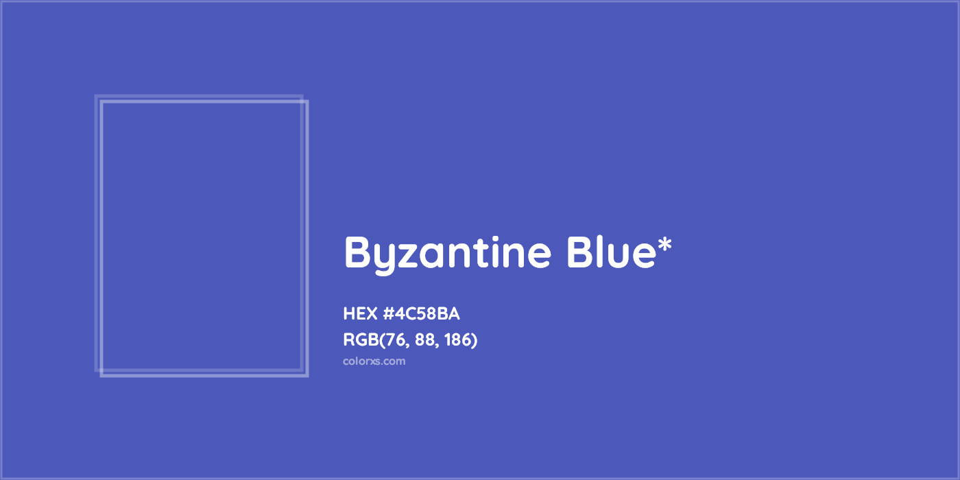 HEX #4C58BA Color Name, Color Code, Palettes, Similar Paints, Images