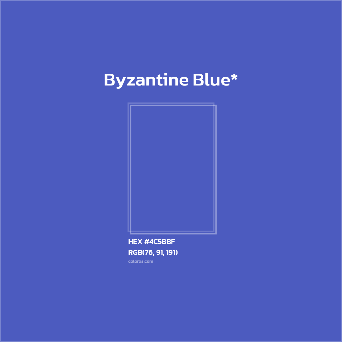 HEX #4C5BBF Color Name, Color Code, Palettes, Similar Paints, Images
