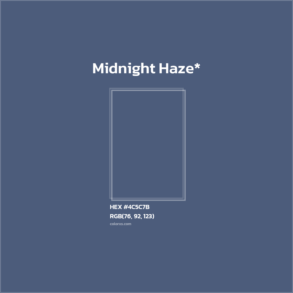 HEX #4C5C7B Color Name, Color Code, Palettes, Similar Paints, Images