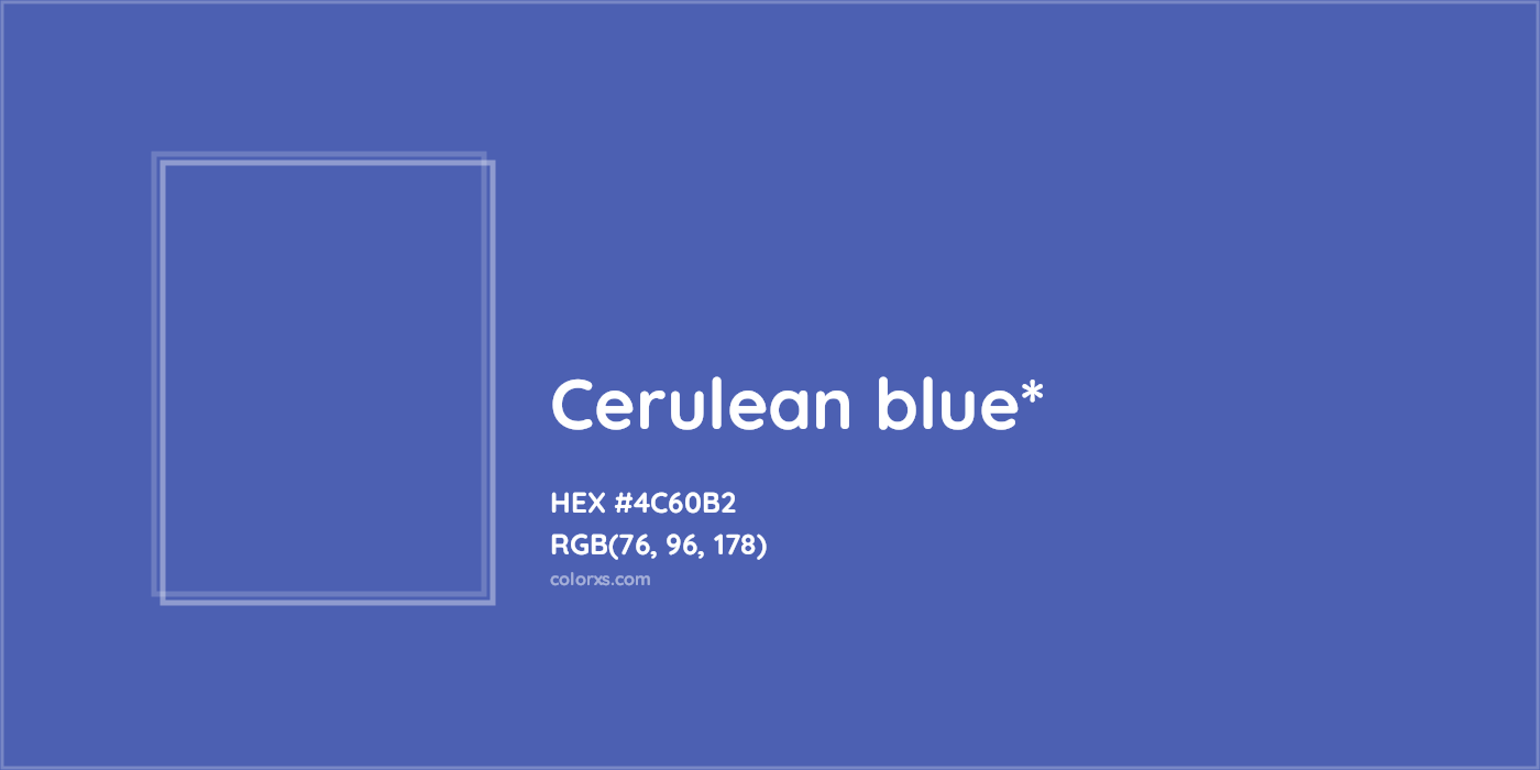 HEX #4C60B2 Color Name, Color Code, Palettes, Similar Paints, Images