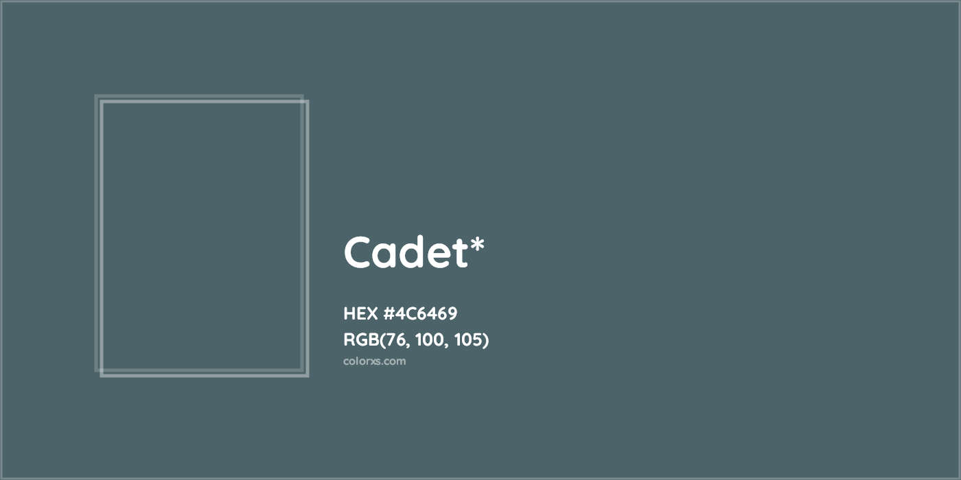 HEX #4C6469 Color Name, Color Code, Palettes, Similar Paints, Images