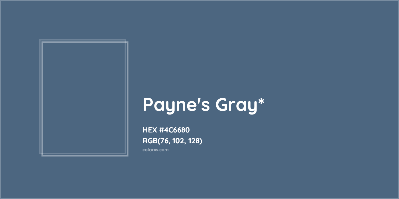 HEX #4C6680 Color Name, Color Code, Palettes, Similar Paints, Images